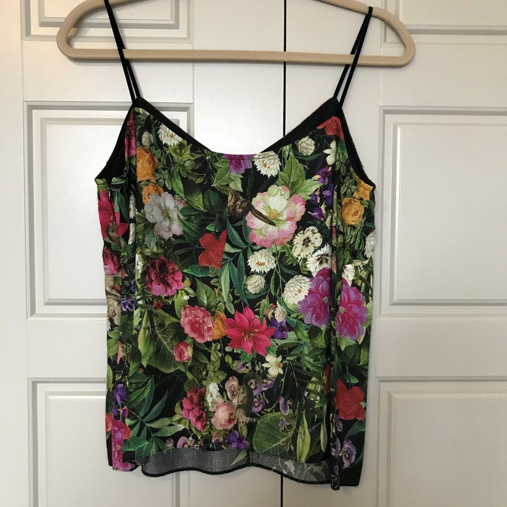 Flower Print Camisole Top - Antix - Sz M
